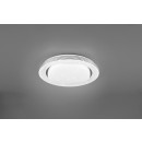 TRIO R67041000 Deckenleuchte Atria 1x18W | 2000L | 3000-6000K | IP20 - dimmbar, Temperatureinstellung, Speicherfunktionen, Nachtbeleuchtung, Fernbedienung, Sternenhimmel-Effekt, weiß