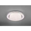 TRIO R67041900 Deckenleuchte Atria 1X22W | 2200L | 3000-6000K | IP20 - dimmbar, Temperatureinstellung, Speicherfunktionen, Nachtbeleuchtung, Fernbedienung, Sternenhimmel-Effekt, weiß