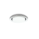 Trio R67042832 LED-Deckenleuchte Atria 1x10,5W | 1080lm | 3000-6000K - dimmbar, Memoryfunktion, Nachtmodus, Glitzereffekt, Fernbedienung, schwarz