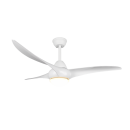 Trio R67142131 LED Deckenventilator mit Beleuchtung Alesund 1x20W | 2000lm | 2700K+4000K+6000K - Fernbedienung, einstellbare Lichttemperatur, Timer, 3 Geschwindigkeiten, weiß
