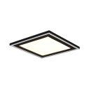 Trio R67213332 LED-Deckenleuchte Carus 1x16W+8,5W | 2300lm+1300lm | 3000K - separate Schalter, schwarz
