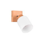 Trio R81111030 Wandleuchte Assam 1x25W | E14 - Holz, weiß