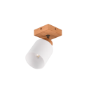 Trio R81111030 Wandleuchte Assam 1x25W | E14 - Holz, weiß