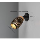 Trio TR81571780 Spot-Wandleuchte BIDAR E14
