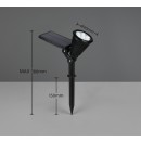 Trio TR84756232 LED solar Erdspießleuchte FESTIVAL  | 1W integrierte LED-Quelle | 35lm | RGBK