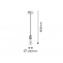 Rabalux 1411 Fixy Pendelleuchte 1xE27 schwarz