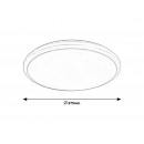 Rabalux 1430 LED Deckenleuchte Badleuchte Brandon 36W | 4000K | IP65