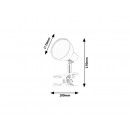 Rabalux 1478 LED Klemmleuchte 5W | 3000K - schwarz