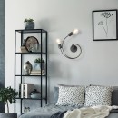 Rabalux 2094 Carly Wandleuchte schwarz LED E27 2x15W