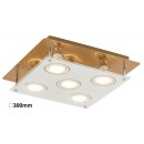 Rabalux 2253 Naomi Deckenleuchte LED GU10 5x5W Bronze
