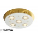 Rabalux 2256 Naomi Deckenleuchte LED GU10 5x5W Bronze
