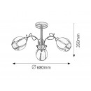 Rabalux 2270 Joel Deckenleuchte 3xE27 New 2014