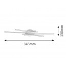 Rabalux 2481 Meredith LED Deckenleuchte 19,2W = 1550lm 4000K