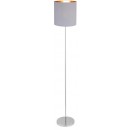 Rabalux 2529 Monica Textil-Stehlampe E27 60W weiß / chrom