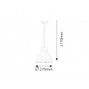 Rabalux 2579 Derek Hängeleuchte E27 1x60W grau