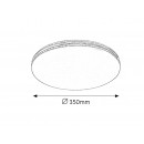 Rabalux 2763 Oscar Deckenleuchte LED 18W braun 4000K