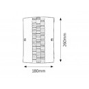 Rabalux 3931 Domino-Wandleuchte 1x60W