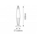 Rabalux 4107 Lollipop 2 Lavalampe 1xE14 - orange