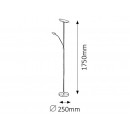 Rabalux 4162 Aaron Stehlampe LED 18WLED 5W
