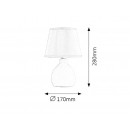 Rabalux 4475 Ingrid Textillampe E14 1x40W Creme