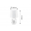 Rabalux 4607 Dorka Lampe E14 1x40W grau