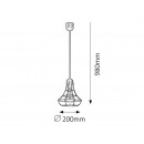 Rabalux 4649 Ramsey Pendelleuchte E27 1x60W