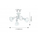 Rabalux 5548 Holly Spot E14 3X MAX 40W