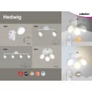 Rabalux 5623 LED Decken- und Spotleuchte Hedwig 2x4W | 2700-5000K