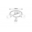 Rabalux 5633 Decken- und Spotleuchte Finian 3x40W | E14