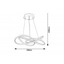 Rabalux 5692 LED Pendelleuchte Ambrosio 40W | 3000K - braun
