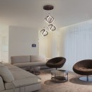 Rabalux 5693 LED Pendelleuchte Ambrosio 50W | 3000K - braun