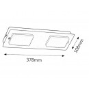 Rabalux 5723 RUBEN Wandleuchte LED 9W = 774lm 4000K IP44