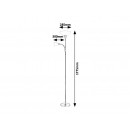 Rabalux 5739 Stehleuchte Diana 1x40W | E27 und 1x40W | E14