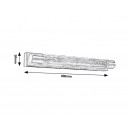 Rabalux 5786 LED Wandleuchte Badleuchte Abbey 2x5W | 3000K | IP44