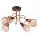 Rabalux 6036 Veronica Deckenleuchte Kupfer E14 4x Max 40W