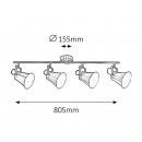 Rabalux 6519 Martina Deckenleuchte 4xE27