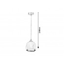 Rabalux 7606 Pendelleuchte Rosalie 1x40W | E27