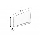 Rabalux 7952 Nesna Außenwandleuchte grau LED 2x6W 2x264lm 3000K IP54