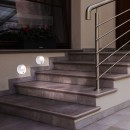 Rabalux 7980 Amarillo Außenleuchte mit Sensor weiß LED 15W 3xAA IP44