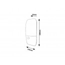 Rabalux 7997 Ecuador Außenwandleuchte mit Sensor grau LED 11W 800lm 4000K