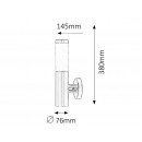 Rabalux 8262 Inox torch