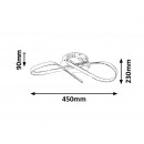 Rabalux 98002187 LED Deckenleuchte Aniela 1x20W|4000K