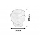 Rabalux 98002676 Salzlampe Flores 1X15W | E14