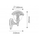 Rabalux Miami 8676 Wandleuchte E27 IP44