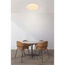 Globo 483111-24 LED-Deckenleuchte 1x24W | 1800lm | 3000-6000K - Glitzereffekt, dimmbar, weiß, opal