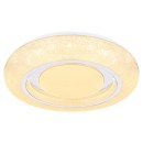 Globo 483111-24 LED-Deckenleuchte 1x24W | 1800lm | 3000-6000K - Glitzereffekt, dimmbar, weiß, opal