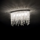 Ideal Lux 105253 Pendelleuchte Rain Color 3x40W| E14 - Kristall