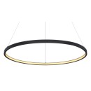 Globo 67192-29B LED-Deckenpendelleuchte Ralph 1x29W | 1250lm | 3000K - höhenverstellbar, schwarz, opal