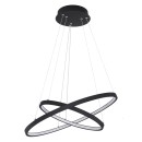 Globo 67192-42B LED-Deckenpendelleuchte Ralph 1x42W | 1500lm | 3000K - dimmbar, Memory-Funktion, schwarz, opal
