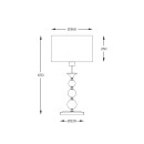 Zuma Line 003064-023772 Tischlampe REA II E27